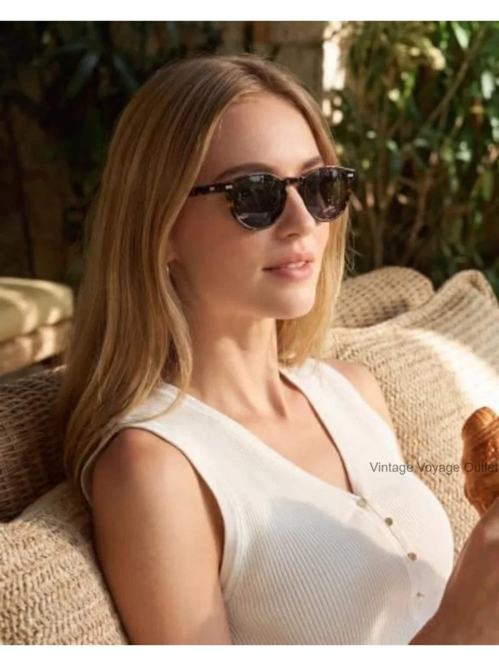 Italian Acetate Polarized Round Sunglasses UV400